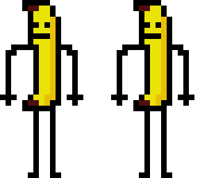 banana stick figure