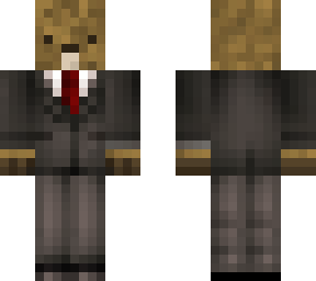 beaver in a suit