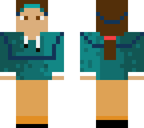 blue hoodie tom boy skin