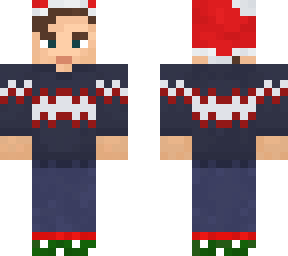 christmas skin with hat
