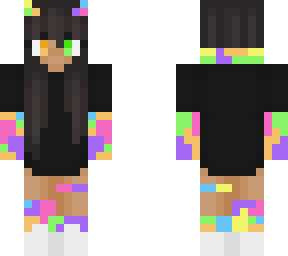 colorful gamer girl