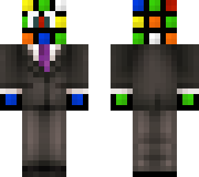 cube man with eyes