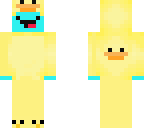 cyan boy yellow chick