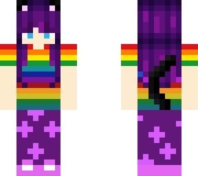 dark rainbow cat