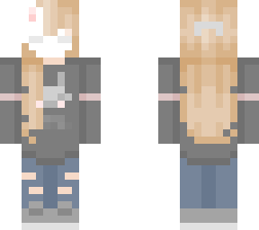 girl w half rabbit mask