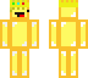 golden skeppy with golden crown