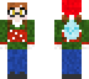 jaybird christmas skin (minecraft oc/persona)