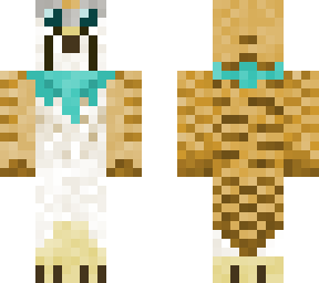 kestrel w/ teal scarf