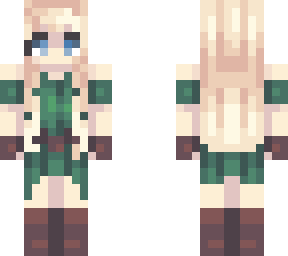 kingdom smp elf skin! female!