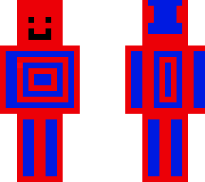 my first skin red and blue