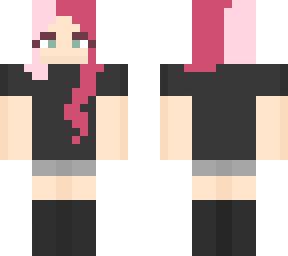 pastel pink and dark pink mix (lazy)