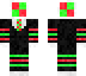 rainbow cube man (christmas edition)