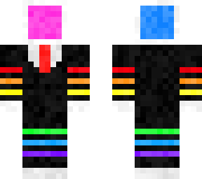 rainbow cube man