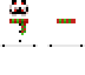 scary snowman costume