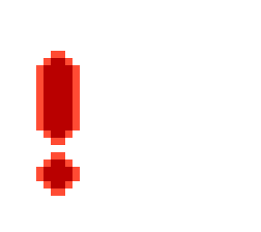 security alert pixel art