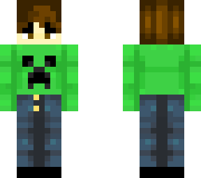 some kid in a creeper shirt