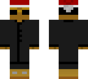 winter coat w/ tims & santa hat