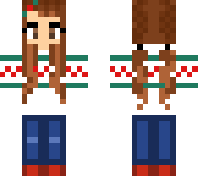 winter sweater brunette