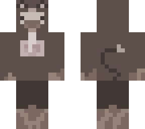 aesthetic boar/cow skin with hoodie