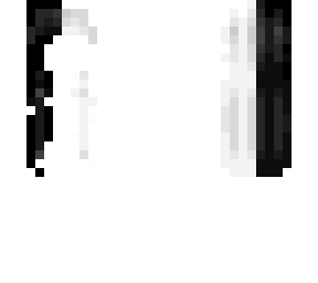black-white hair