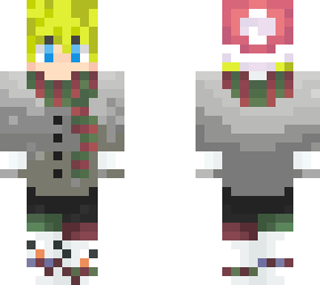 blonde christmas boy