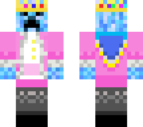 blue creeper with crown
