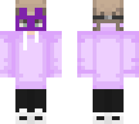 bunny mask on cool boy