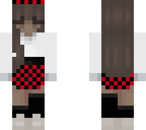 checkered black and red <3