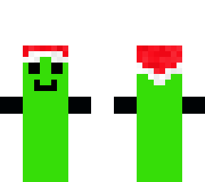 christmas green t pose