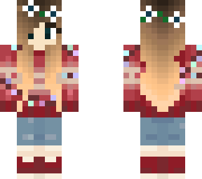 christmas light's sweater girl
