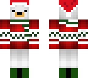 christmas polar bear