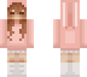 funny bunny hat !! girl skin