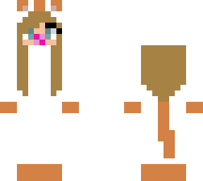 girl in snowy onesie