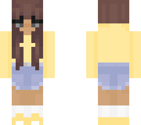 girl with yellow hoodie