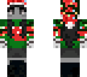 inky girl x-mas costume