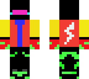 neon lightning warrior