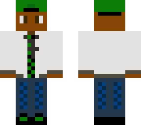 og white jacket families (with blue pants)