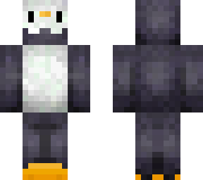 penguin with reversed head