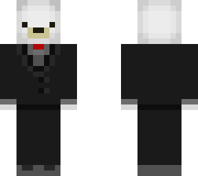 polar bear in tux