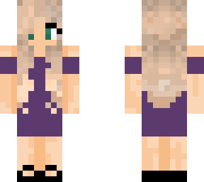 purple dress