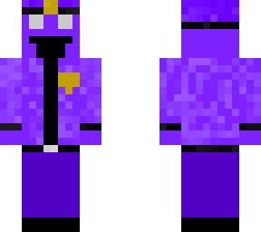 purple guy in security uniform