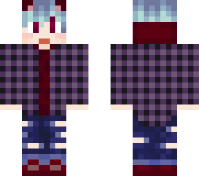 red and blue boy