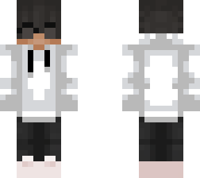 white hoodie