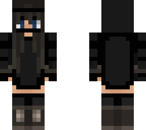 black hair ninja girl with blue eyes