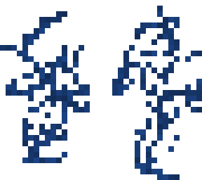 blank blue