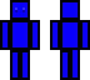 blue cube