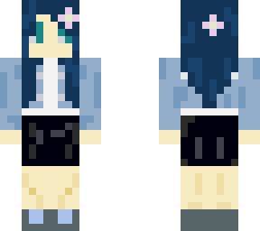 blue girl