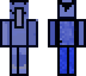blue man