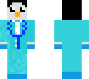 blue suit penguin