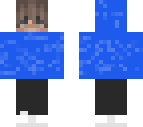 blue sweat shirt